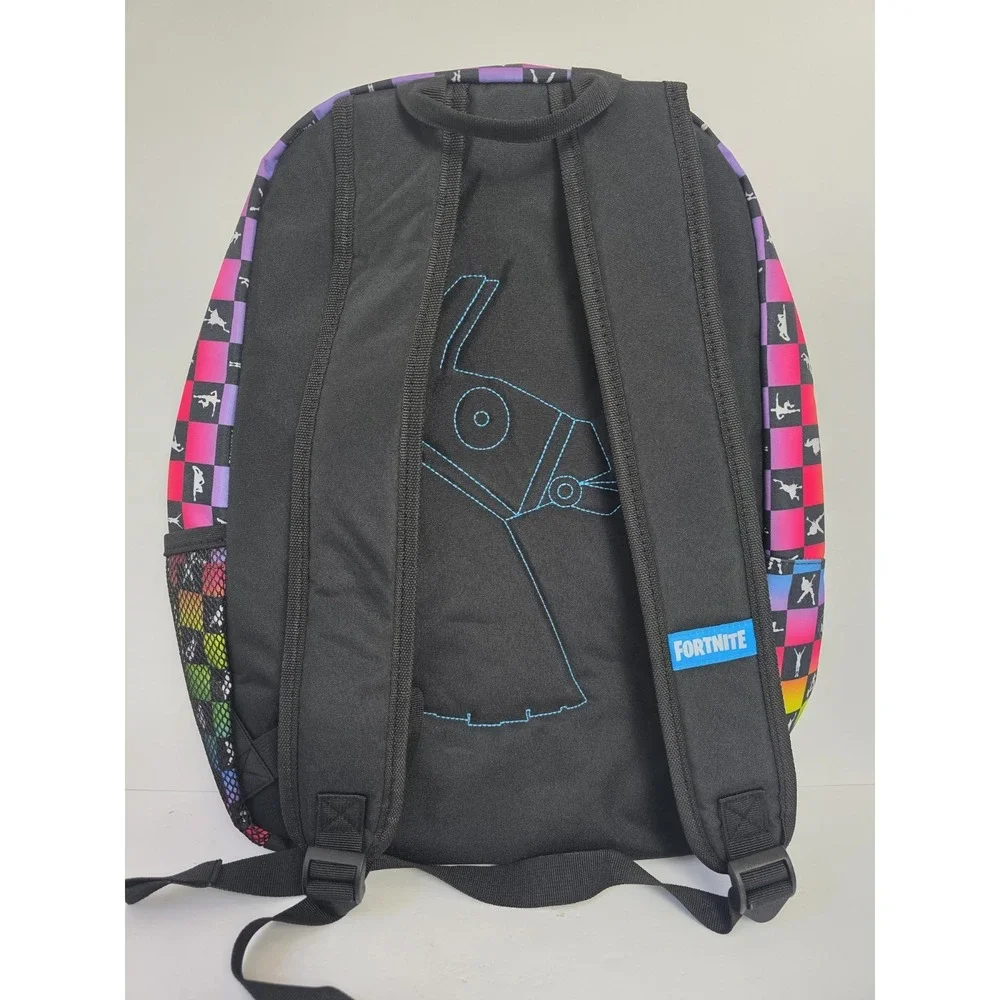Fortnite Bright Combo checker backpack bag NWT
